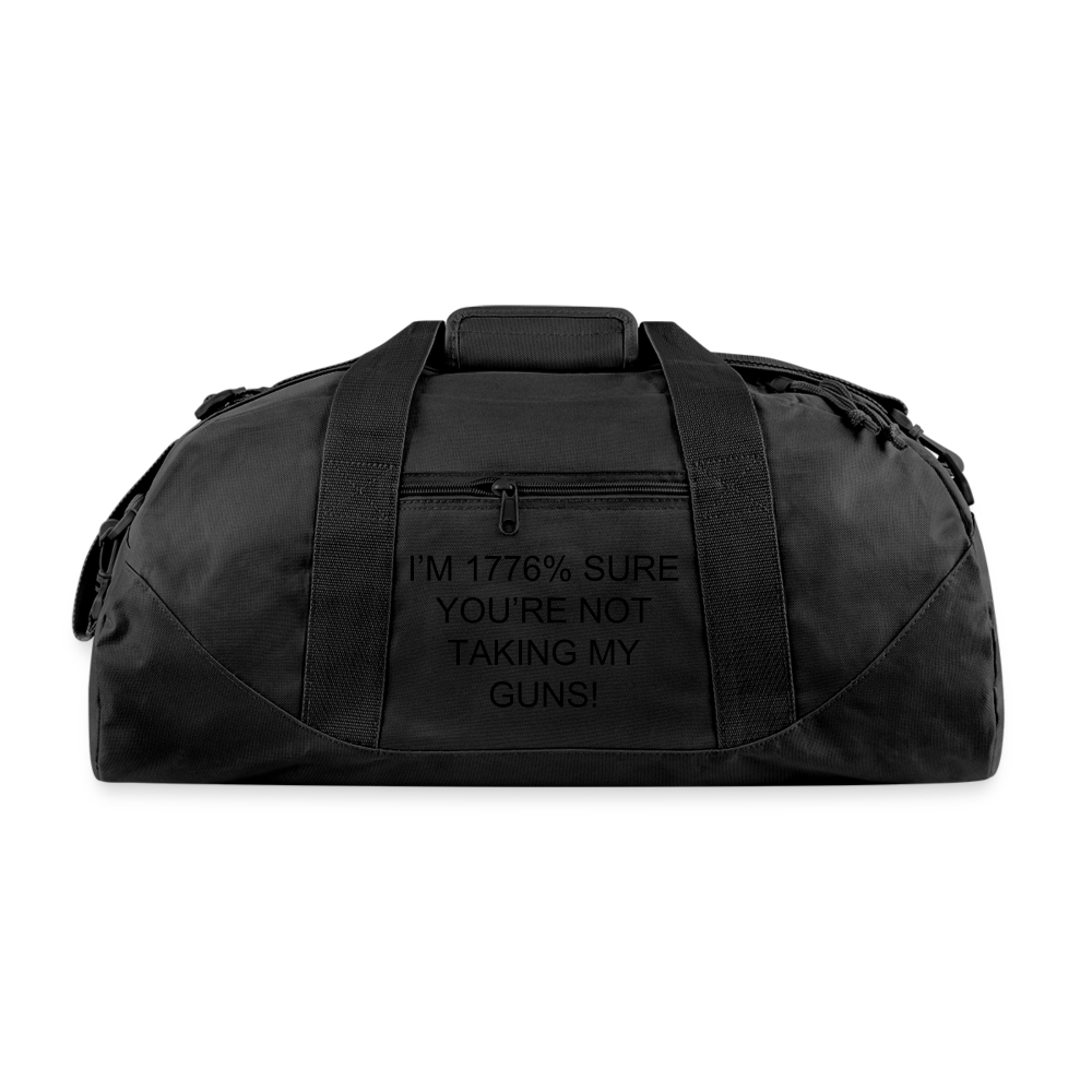 Recycled Duffel Bag - black